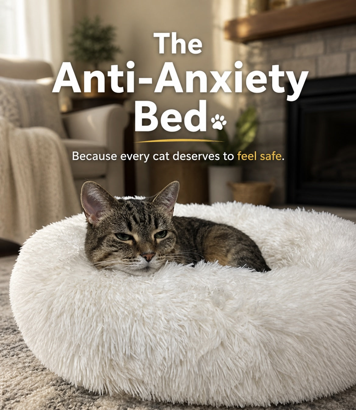 Anti-Anxiety Cat Bed
