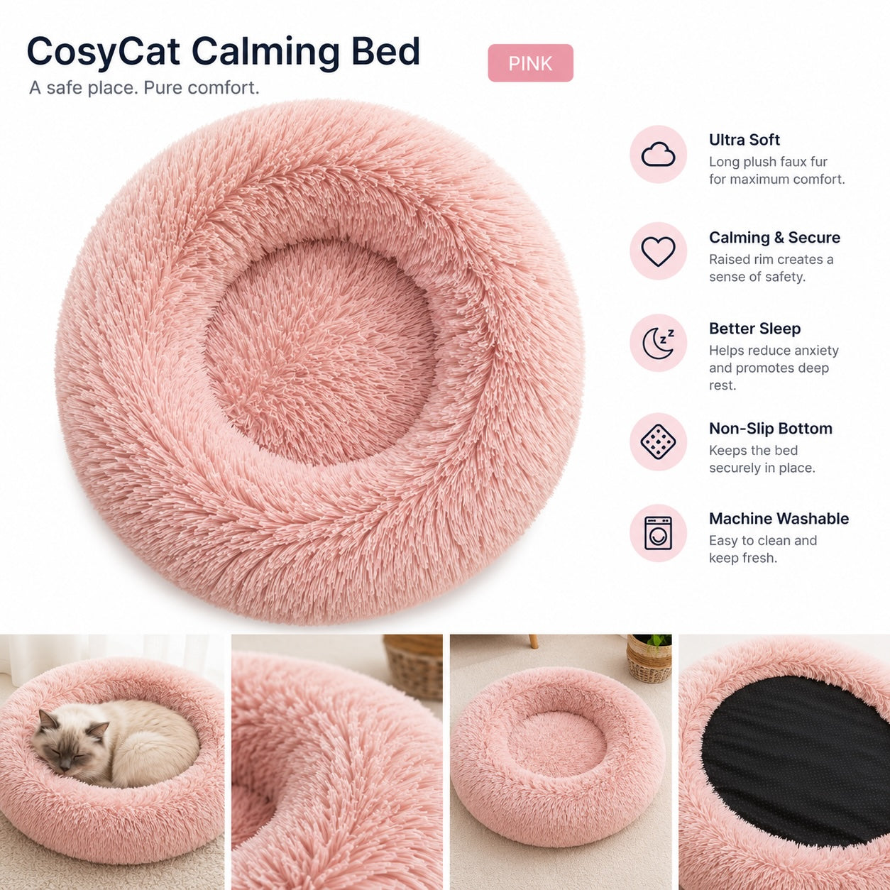 Anti-Anxiety Cat Bed