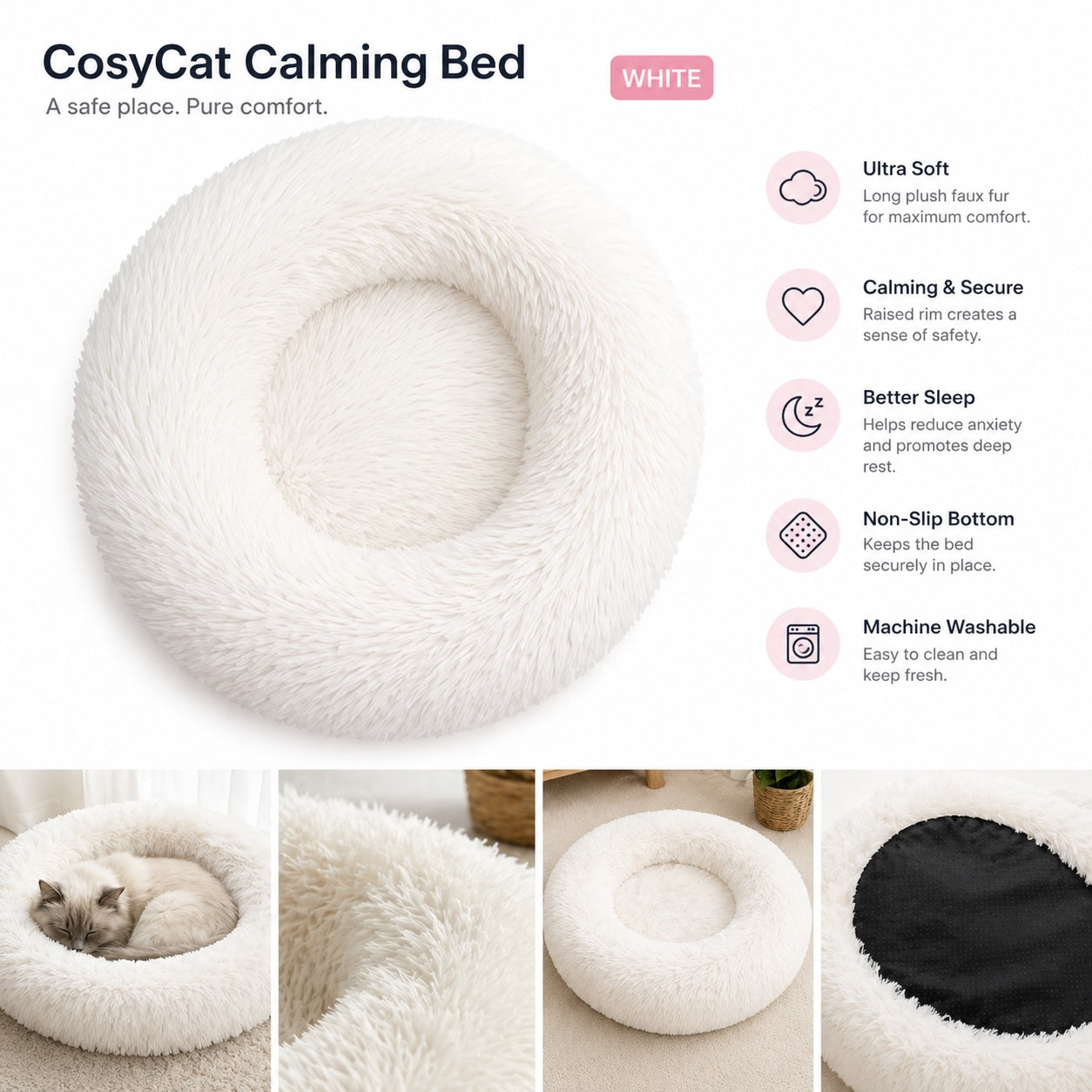 Anti-Anxiety Cat Bed